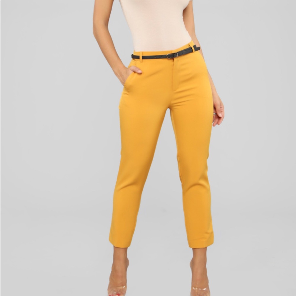 Mustard Pants